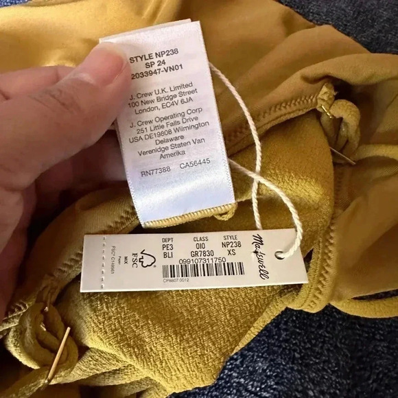 Madewell Square Neck One Piece Swimsuit - Picture 4 of 6